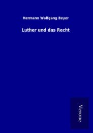 Cover von Luther und das Recht