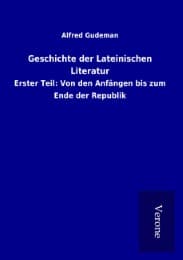 Cover von Geschichte der Lateinischen Literatur