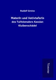 Cover von Materln und Votivtaferln