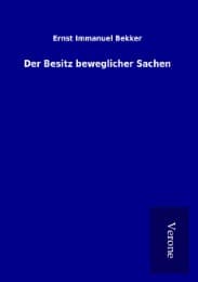 Cover von Der Besitz beweglicher Sachen