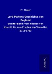Cover von Lord Mahons Geschichte von England