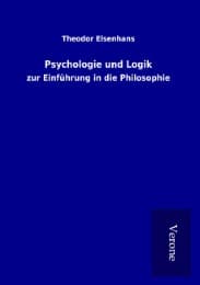 Cover von Psychologie und Logik