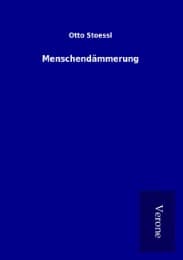 Cover von Menschendämmerung