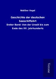 Cover von Geschichte der deutschen Seeschiffahrt