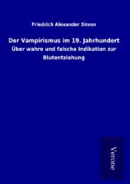 Cover von Der Vampirismus im 19. Jahrhundert