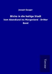 Cover von Blicke in die heilige Stadt