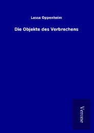 Cover von Die Objekte des Verbrechens