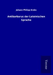 Cover von Antibarbarus der Lateinischen Sprache