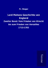 Cover von Lord Mahons Geschichte von England