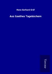 Cover von Aus Goethes Tagebüchern