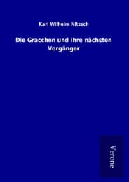 Cover von Die Gracchen und ihre nächsten Vorgänger