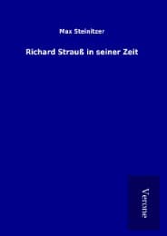 Cover von Richard Strauß in seiner Zeit