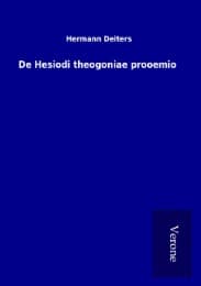 Cover von De Hesiodi theogoniae prooemio