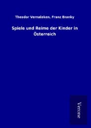 Cover von Spiele und Reime der Kinder in Österreich