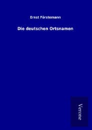 Cover von Die deutschen Ortsnamen