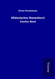 Cover von Altdeutsches Namenbuch