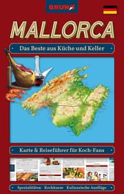 Cover von BRUNO Mallorca Landkarte und Reiseführer für Koch-Fans: Das Beste aus Küche und Keller