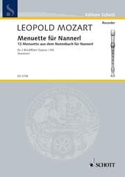 Cover von Menuette für Nannerl