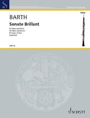 Cover von Sonate Brilliant für Oboe und Klavier B-Dur