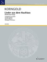 Cover von Lieder aus dem Nachlass