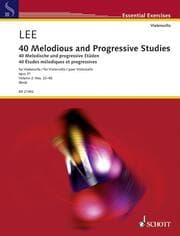 Cover von 40 Melodische und progressive Etüden