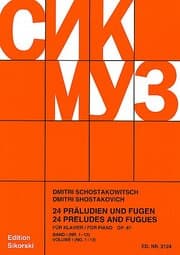 Cover von 24 Praeludien und Fugen Op 87/1-12 1