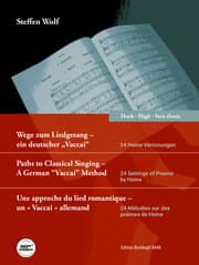 Cover von Wege zum Liedgesang - hohe Stimme (mit CD)