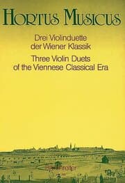 Cover von Drei Violinduette der Wiener Klassik