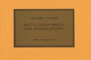 Cover von Erstes Studienbuch für Altblockflöte