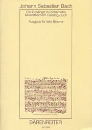 Cover von Die Gesänge zu George Christian Schemellis 'Musicalischem Gesang-Buch' Leipzig 1736 (BWV 439-507)