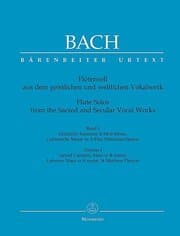 Cover von Flötensoli aus dem geistlichen und weltlichen Vokalwerk 1