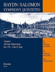 Cover von Symphony Quintetto G-Dur Hob. I:94