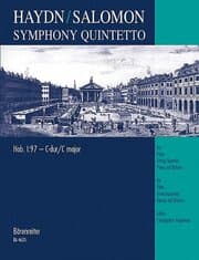 Cover von Symphony Quintetto C-Dur Hob. I:97
