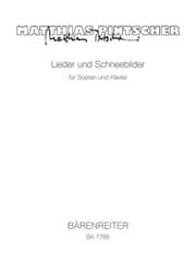 Cover von Lieder und Schneebilder für Sopran und Klavier