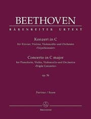 Cover von Konzert für Klavier, Violine, Violoncello und Orchester C-Dur op. 56 'Tripelkonzert'
