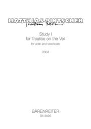Cover von Study I for Treatise on the Veil for violin and violoncello