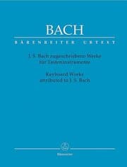 Cover von J. S. Bach zugeschriebene Werke für Tasteninstrumente