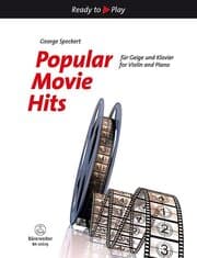 Cover von Popular Movie Hits für Geige und Klavier