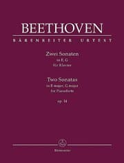 Cover von Zwei Sonaten für Klavier in E, G op. 14