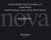 Cover von Variationen für Klavier op. 27