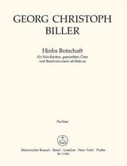 Cover von Hiobs Botschaft für Solo-Bariton, gemischten Chor und Bassinstrument ad libitum