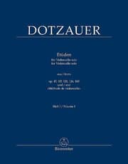 Cover von Etüden für Violoncello solo