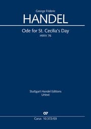 Cover von Ode for St. Cecilias Day (Klavierauszug)