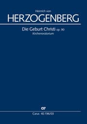 Cover von Die Geburt Christi (Klavierauszug)