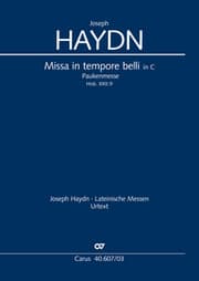 Cover von Missa in tempore belli (Klavierauszug)