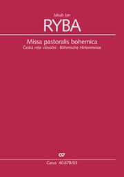 Cover von Missa pastoralis bohemica (Klavierauszug)