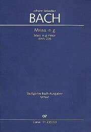Cover von Missa in g (Klavierauszug)