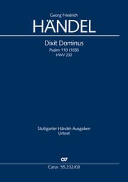 Cover von Dixit Dominus (Klavierauszug)