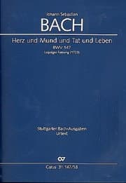 Cover von Herz und Mund und Tat und Leben (Klavierauszug)