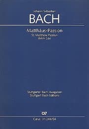 Cover von Matthäus-Passion (Klavierauszug deutsch/englisch)
